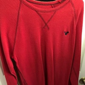 American Eagle waffle shirt